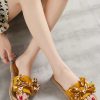Floral Pattern Bow Decor Slides - Image 3