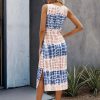 Tie Dye Split Hem Tank Dress - Image 3