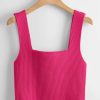 Solid Ribbed Knit Top
