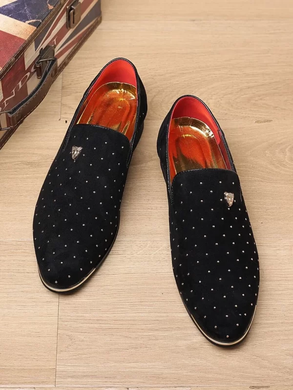Metal Detail Loafers