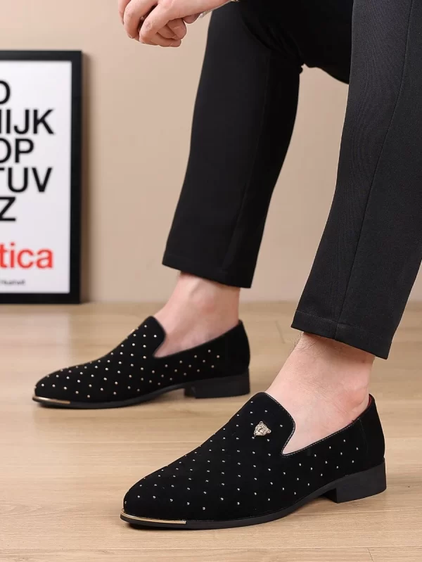 Metal Detail Loafers - Image 3