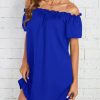 EMERY ROSE Off Shoulder Frill Trim Dress - Image 3