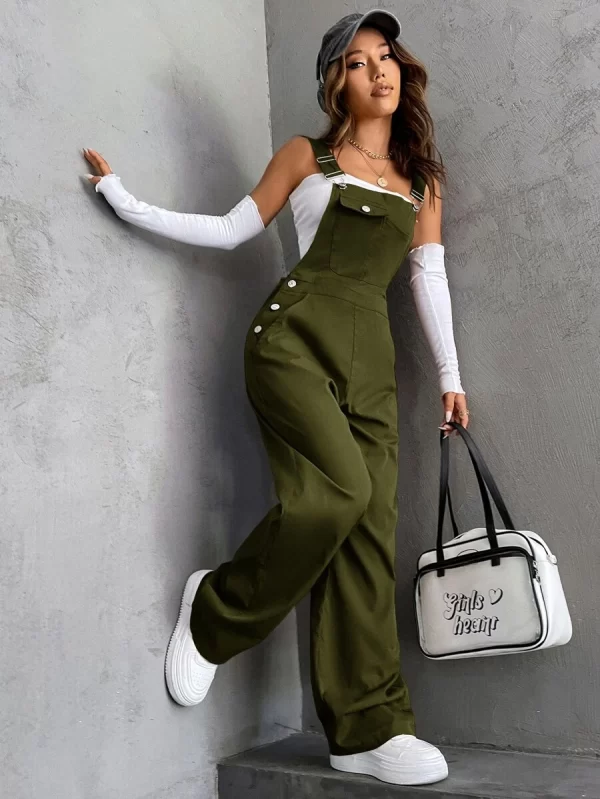 Flap Pocket Overalls