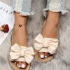 Bow Decor Slide Sandals - Image 2
