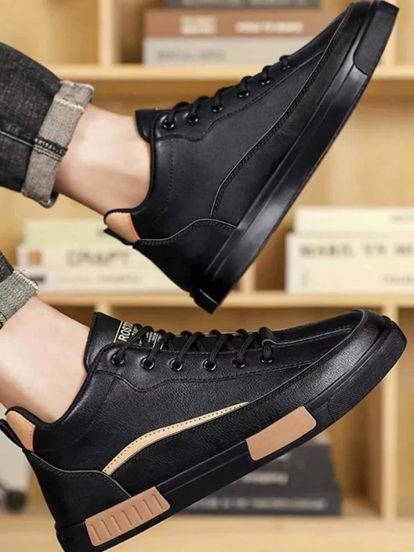 Letter Graphic Lace-up Front Skate Shoes - Image 3