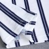 Men Striped & Slogan Graphic Drop Shoulder Tee SKU: sm2211284110510520 - Image 2