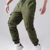 Drawstring Waist Cargo Pants