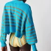Easy Street Stripe Crop Pullover - Image 2