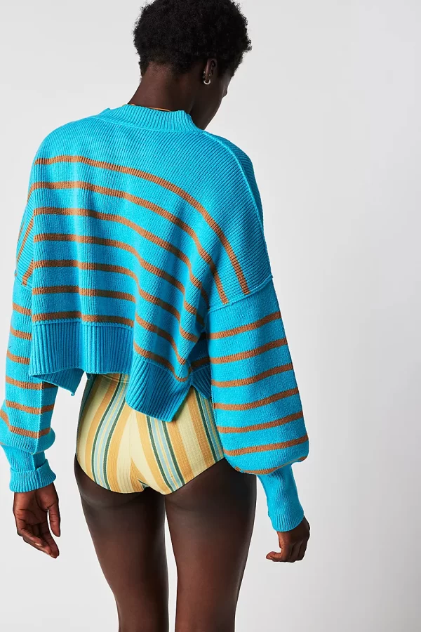 Easy Street Stripe Crop Pullover - Image 2