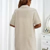 Unity Patched Pocket Drop Shoulder Shirt & Knot Front Shorts - Image 2