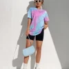 EZwear Tie Dye Drop Shoulder Tee - Image 2