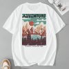 Men Mountain & Slogan Graphic Tee