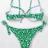 Dalmatian Print Tie Side Bikini Swimsuit - Image 3