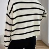 Striped Drop Shoulder Sweater - Image 3