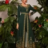 Mulvari Baroque Print Split Kurta & Pants - Image 2