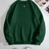 LUNE Letter Graphic Thermal Lined Sweatshirt - Image 3