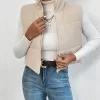 EZwear Zip Up Sleeveless Puffer Coat - Image 2