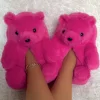 Bear Design Fuzzy Novelty Slippers - Image 2