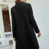 Privé Double Breasted Lapel Collar Overcoat - Image 3