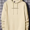 Manfinity Hypemode Men Letter Graphic Drawstring Hoodie