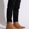 SHOESMALL Men's Boots Boots for Men Casual Boots Motorcycle Combat Ankle Dress Boots Mens - Image 3