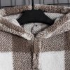 Manfinity Hypemode Men Buffalo Plaid Print Hooded Flannel Sweatshirt - Image 2