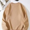 Men Cartoon And Letter Graphic Thermal Lined Sweatshirt - Image 4