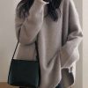 Solid Drop Shoulder Oversized Sweater