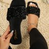 New Arrival Women's Flat Sandals, Fashionable Mule Shoes, Large Size Slippers, Sexy
