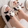 Women's Fashionable And Lovely Indoor Cartoon Cow Design Home Slippers - Image 2