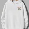 Men Slogan & Palm Tree Print Hoodie - Image 3
