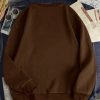 Men Mountain & Letter Graphic Thermal Lined Sweatshirt - Image 3