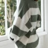 Color Block Drop Shoulder Sweater - Image 3