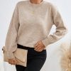 Essnce Solid Drop Shoulder Sweater - Image 4