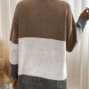 Frenchy Color Block Drop Shoulder Open Front Cardigan - Image 3