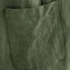 Summer Casual And Loose St Patrick Day Knot Strap Pocket Patched Pinafore Green Short Romper - Image 2