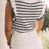 Women's Colorblock Striped Round Neck Casual Knitted Sweater - Image 3
